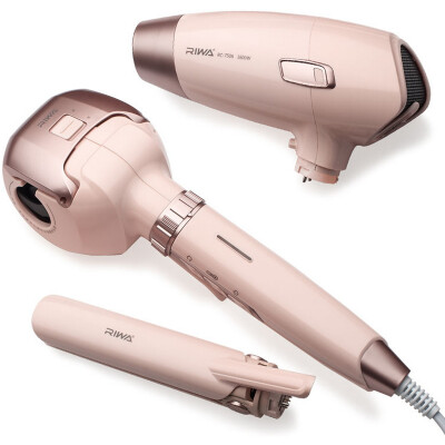 

Riva RIWA hair curler automatic curler hair straightener splint hair dryer triple combo RC-7506