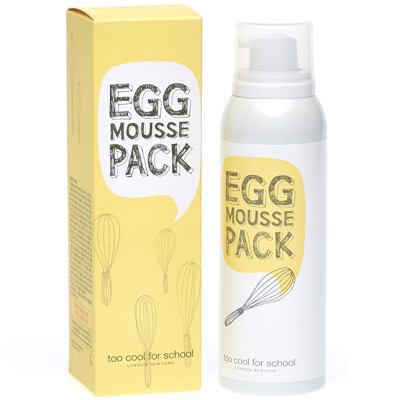 

So cool for cool for school smooth egg foam mask 100ml mousse moisturizing fine pores moist&tender