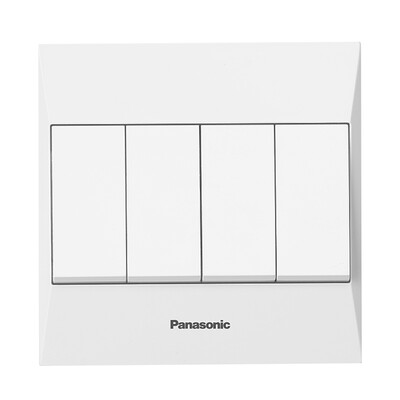 

Panasonic Panasonic 86-type switch socket four open dual control switch Jane still series WMW508 elegant white