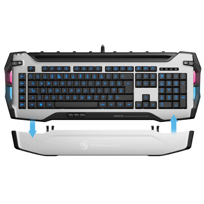 

Ice Cream (ROCCAT) Smart Leopard Skeltr Full Color Multi-function Keyboard White Jedi Survival Chicken Keyboard