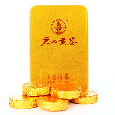 

Hunan Junshan Huang Cha Jun Shan China Yellow Tea Mini Gold Coin Cakes 30g Box