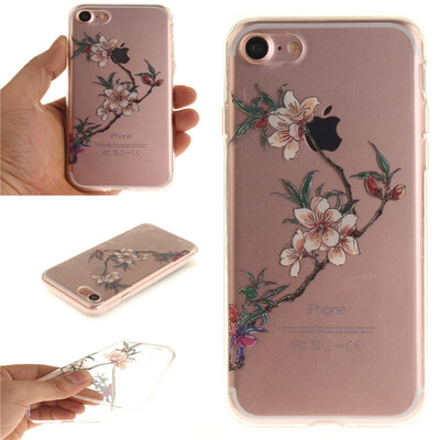 

Азалия Pattern Мягкий тонкий резиновый ТПУ Силиконовый чехол Гель для IPHONE 7