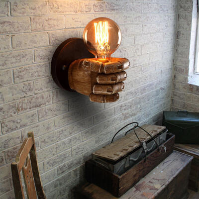 

Industrial Wall Light Fixture Resin Retro Wall Lamps for House Bar Restaurants Coffee Shop Club Decoration