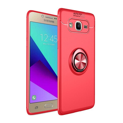 

Fivice Samsung Galaxy J2 prime case TPU metal ring shell magnetic bracket soft shell