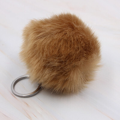

Cute Fur Ball Keychain for Bags Pom Pom Keychain Fashion Jewelry
