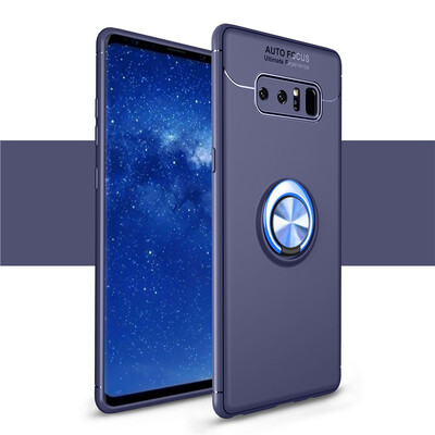 

Fivice Samsung Galaxy Note 8 case TPU metal ring shell magnetic bracket soft shell
