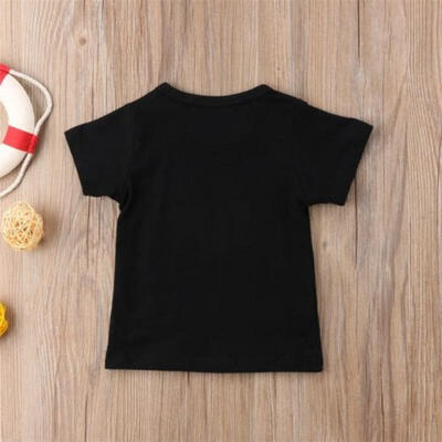 

Toddler Kids Baby Boy Summer Short Sleeve Cotton T-shirt Tee Tops Outfit Clothes