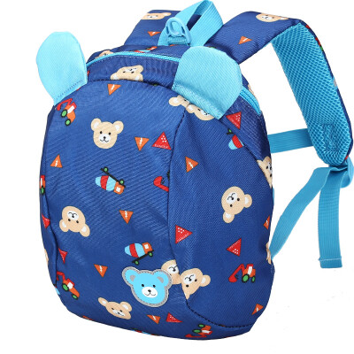 

[Jingdong supermarket] Cara sheep (Carany) cute cartoon children backpack primary school students shoulder bag 1-3-5 year old male and female fluorescent warnings burden children's bag C6007 deep blue bear