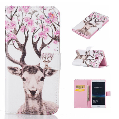 

Deer Design PU Leather Flip Cover Wallet Card Holder Case for IPHONE 5C