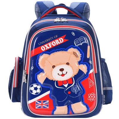 

Oxford University Cubs pupils bag light simple simple casual shoulder bag school bag bag J046A-dark blue red