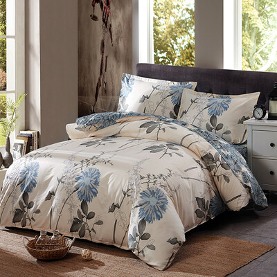 

JIUZHOULU cotton student bed set (duvet cover/fitted sheet/pillow case)1.2m bed