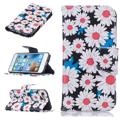 

Chrysanthemum Design PU Leather Flip Cover Wallet Card Holder Case for IPHONE 7 PLUS