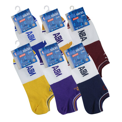 

Jingdong supermarket NBA socks men combed cotton shallow mouth stealth boat socks spring&summer autumn thin section to help socks sports socks 6 double