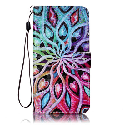 

Flower Design PU Leather Flip Cover Wallet Card Holder Case for IPHONE 7PLUS