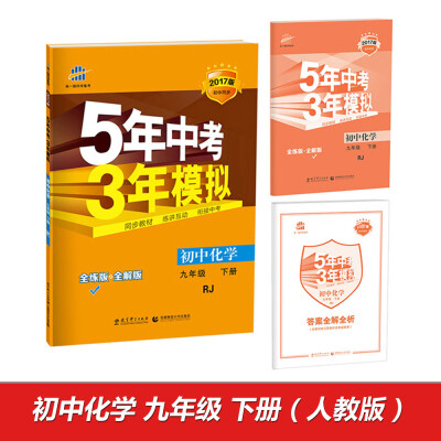 

2017版初中同步课堂必备 5年中考3年模拟初中化学 九年级下册 RJ 人教版