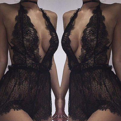 

Womens Sexy Lingerie Babydoll Sleepwear Underwear Lace Dress G-string Nightwear