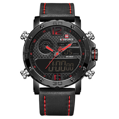 

NAVIFORCE NF9134 Quartz Fashion Watch Men Watches Top Brand Luxury Male Clock Business Military Dual Display 30M Waterproof Wrist