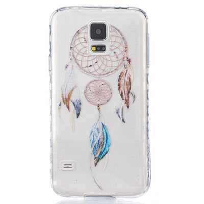 

Small wind chimes Pattern Soft Thin TPU Rubber Silicone Gel Case Cover for SAMSUNG GALAXY S5