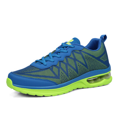 

JINBEILE (JINBEILE) Men's outdoor cross-country running shoes cushion cushion cushioning shoes breathable comfortable outdoor travel shoes JBL1515 black blue 39 yards