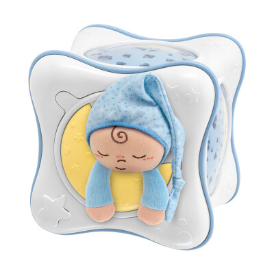 

(Chicco) детские игрушки девочка мальчик музыкальный медведь лампа сна раннего детства игрушки ребенка 0-1 лет - Blue Rainbow Nig