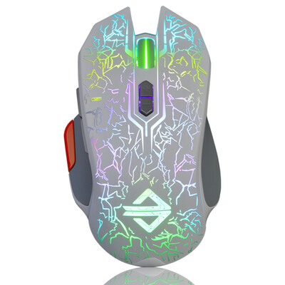 

Блэкджек (AJAZZ) GT Gaming Mouse RGB Colorful Circle Breathing Light Streamer Edition White Game Office Ноутбук USB Проводная мышь