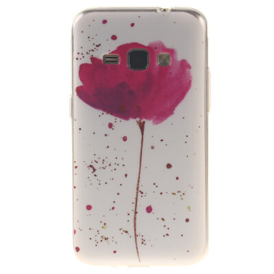 

Purple orchid Pattern Soft Thin TPU Rubber Silicone Gel Case Cover for SAMSUNG Galaxy J1 2016J120