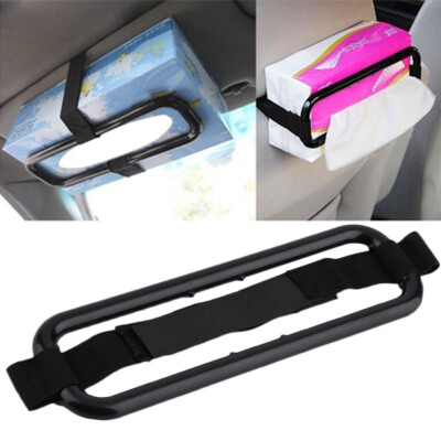 

Auto Car Sun Visor Tissue Box Holder Paper Napkin Seat Back Accessories