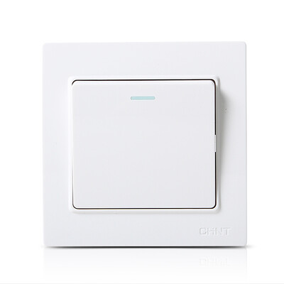 

Zhengtai CHNT socket panel switch socket single open double control Ya white 7L series NEW7-L00200
