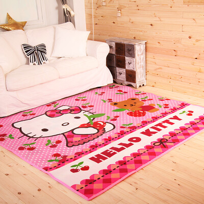

Mingde Hello kitty Hello Kitty picnic pad double-sided environmental EPE whole climbing mat moisture-proof pad outdoor pad cherry mat 180 200 gift box KT-K610502