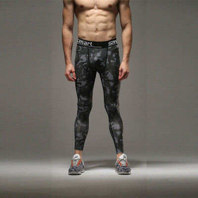 

Men Compression Legging Base Layers Long Pants Trousers Running Athletic Apparel
