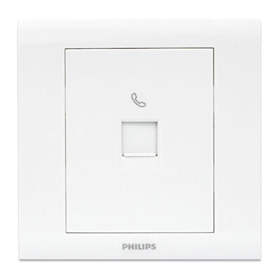 

Philips (PHILIPS) switch socket panel TV computer socket cable cable closed-circuit television network panel jack 86 type P3 ivory white