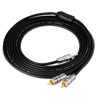

Akihuo (CHOSEAL) Q565B Platinum Edition imported terminal 3.5mm male pairs double Lotus audio cable 5 meters