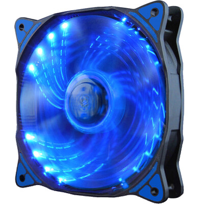 

Overclocking three PCCOOLER ice wind blue fan 12cm blue fan computer power fan CPU fan