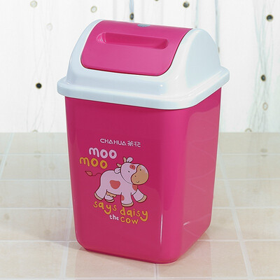 

Jingdong Supermarket Camellia trash cans Trash in the house European style flip paper tube 5L 1202