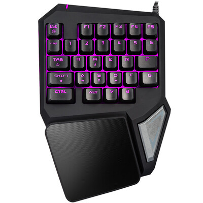 

Красочный (Delux) T9Pro с одной стороны механическая игра игровая клавиатура LOL красочная клавиатура с подсветкой