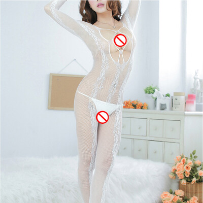 

Yinglite Sexy Колготки 016 Женщины Колготки ажурные Пакет Hip Открытый промежность Открытый Кубок Suspender белье кружево Платья Э