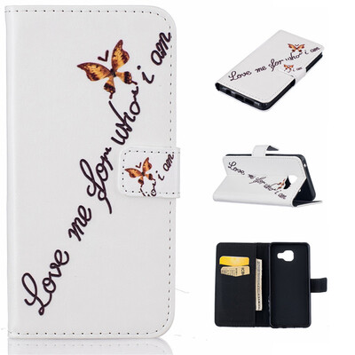 

Butterfly Design PU Leather Flip Cover Wallet Card Holder Case for SAMSUNG Galaxy A32016A310