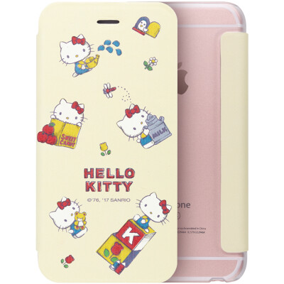 

Hello Plus Hello Kitty Series iPhone6 ​​/ 6s plus Flip Phone Case / Case Cute Cartoon Flip Flop Milk Kitty