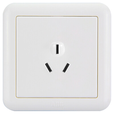 

ABB switch socket panel 16A three hole air conditioning socket Dejing series white AJ206