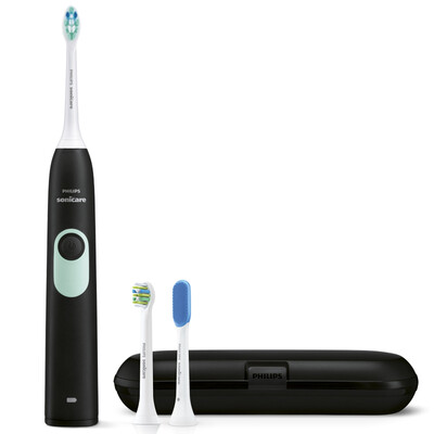 

Philips PHILIPS electric toothbrush HX6213 60 youth series sonic vibration toothbrush with teeth between the brush brush tongue brush Yue moving green