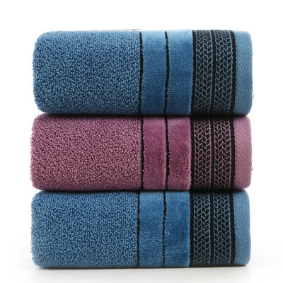 

Gold towel GA1198 cotton high&low hair satin cut velvet scarf blue violet mixed color 3 loaded 70 34cm 90g