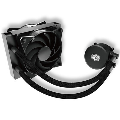 

Cooler Master MasterLiquid 120 Water Cooler (I9 2066, AM4 / Dual Cavity Pump / Microchannel Technology)