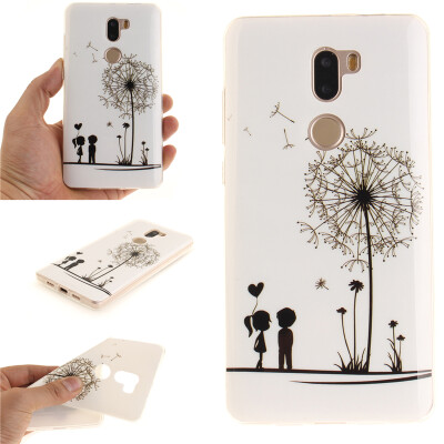 

Lovers and dandelion Pattern Soft Thin TPU Rubber Silicone Gel Case Cover for XIAOMI 5S Plus