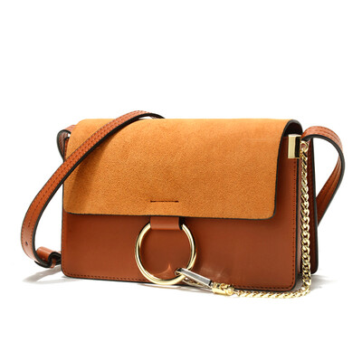 

Name of the summer MINGXIA shoulder bag female fashion casual female bag Messenger bag female Korean version of the chain of small square package MZ8577C autumn leaves brown
