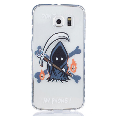 

Grim Reaper Pattern Soft Thin TPU Rubber Silicone Gel Case Cover for SAMSUNG GALAXY S6