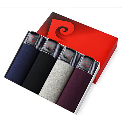 

Pierre Cardin (4 шт.) Мужское нижнее белье в области талии U выпуклое четыре угла шорт XXXL код