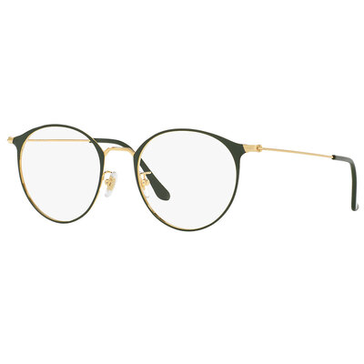 

RayBan Ray Ban очки кадр мужские и женские модели моды раунд зеленая рамка миопии оптических оправ RX6378F 2908 51мм