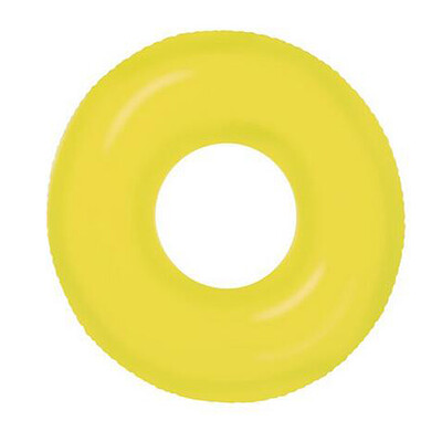 

INTEX adult neon male&female swimming ring life circle to increase the thickening of the swimming circle armpit floating ring fluorescent yellow