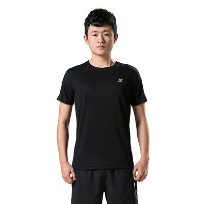 

XTEP Men&39s Sports T-shirt light breathable casual short-sleeved T-shirt 883129019007 black M