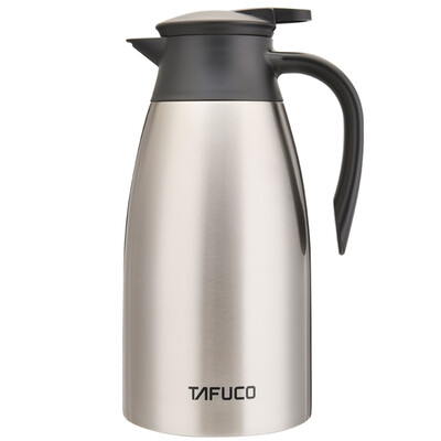 

Jingdong supermarket Taifu high TAFUCO insulation pot Taifu high stainless steel insulation coffee pot 2L T-1283 stainless steel color